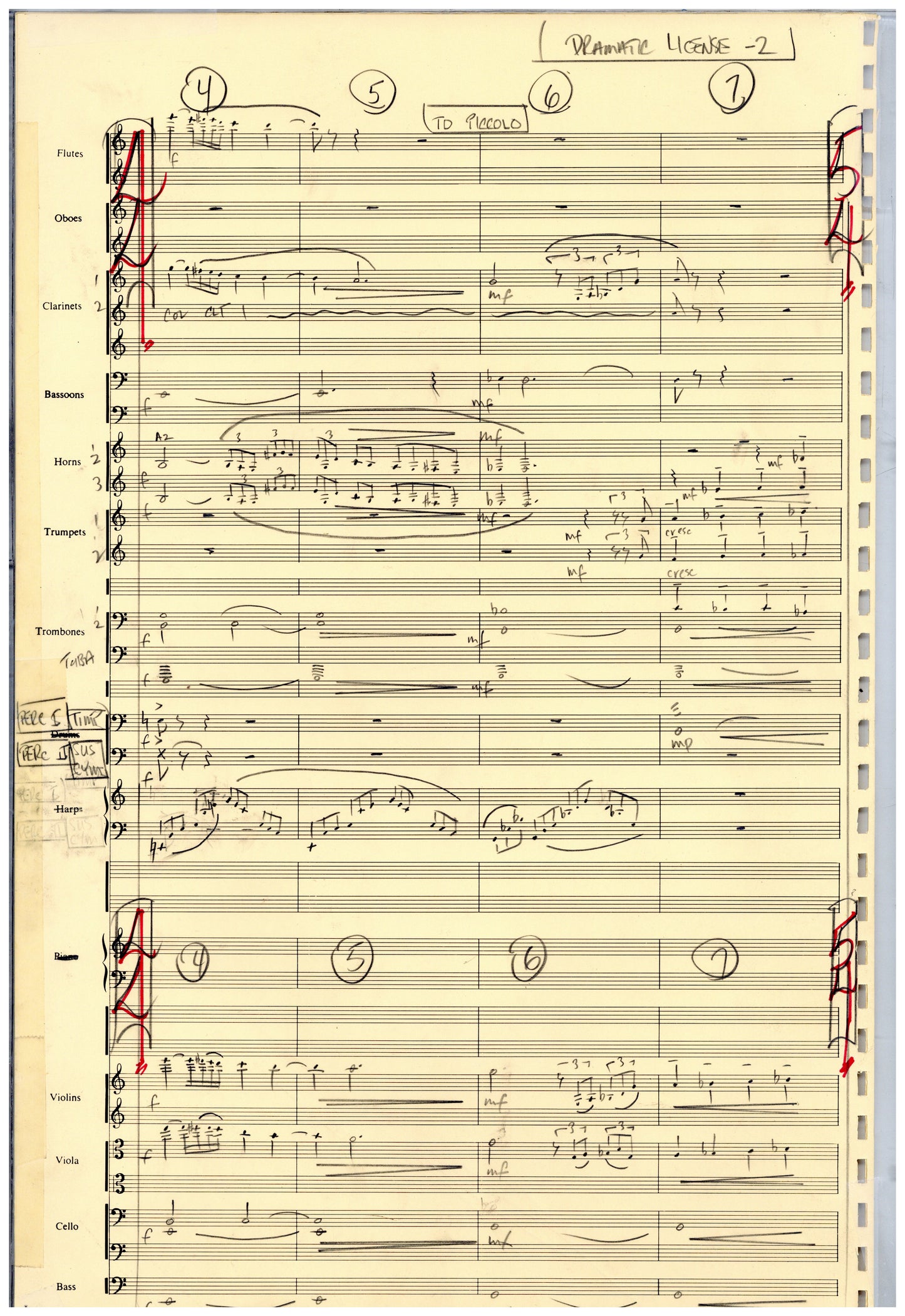 Dramatic License orchestral composition by Bill Fulton pdf