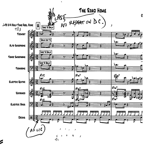 Road Home (The) little big band arrangement by Bill Fulton pdf