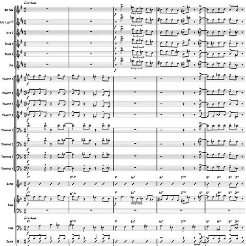 Preacher (The) big band arrangement by Bill Fulton pdf