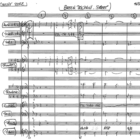 On Green Dolphin Street big band arrangement by Bill Fulton pdf