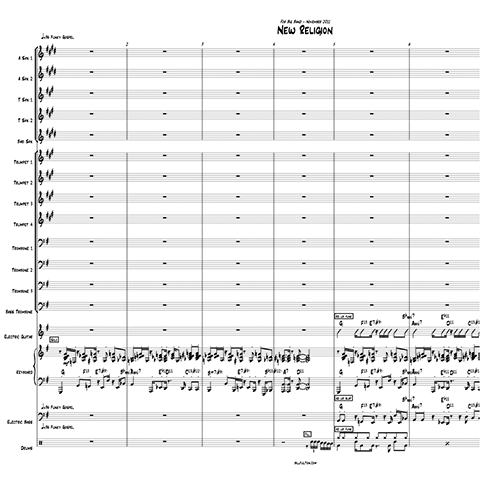 New Religion big band arrangement by Bill Fulton pdf